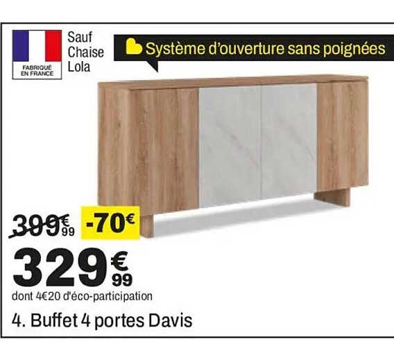 4. Buffet 4 portes Davis