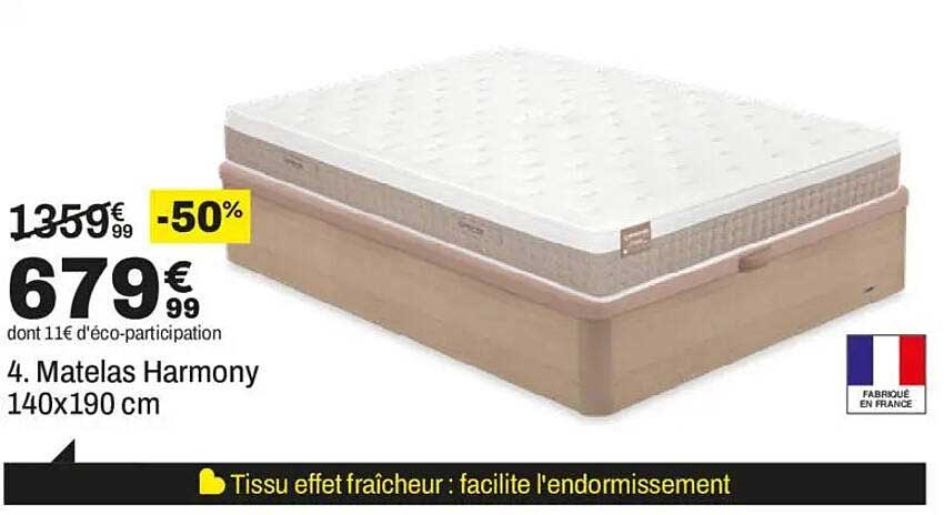 4. Matelas Harmony 140x190 cm