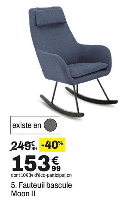 5. Fauteuil bascule Moon II