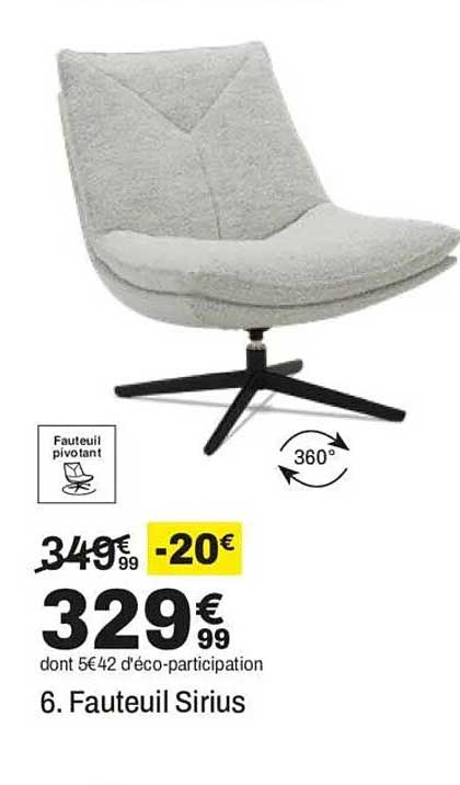 6. Fauteuil Sirius