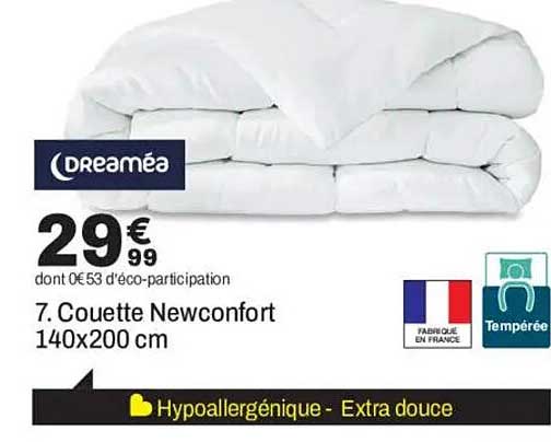 7. Couette Newconfort 140x200 cm