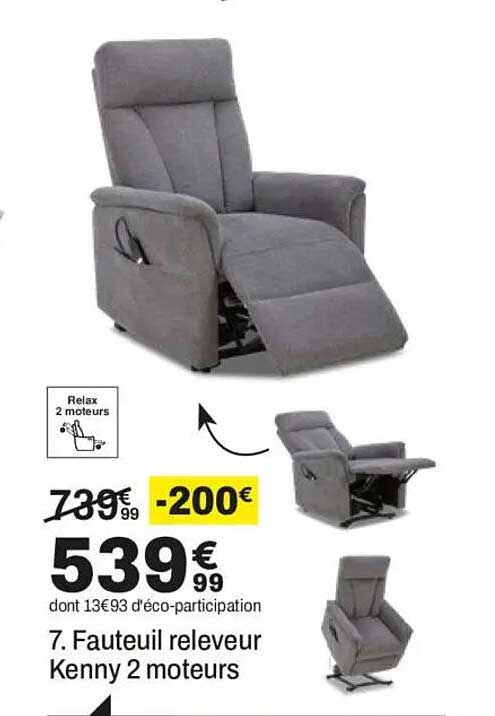 7. Fauteuil releveur Kenny 2 moteurs