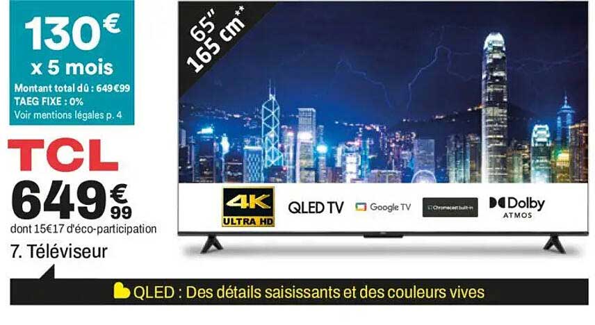 7. Téléviseur TCL