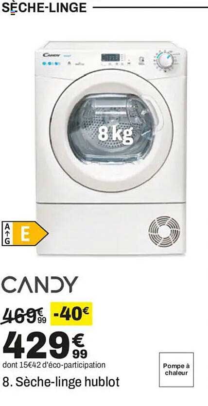 8. Sèche-linge hublot