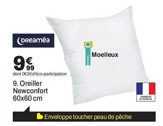 9. Oreiller Newconfort 60x60 cm