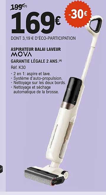 ASPIRATEUR BALAI LAVEUR MOVA