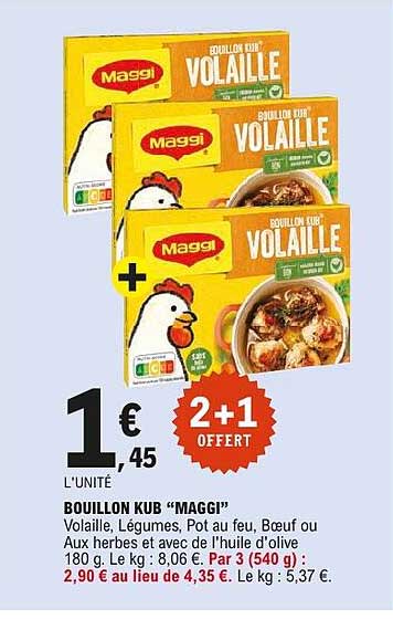 BOUILLON KUB “MAGGI”