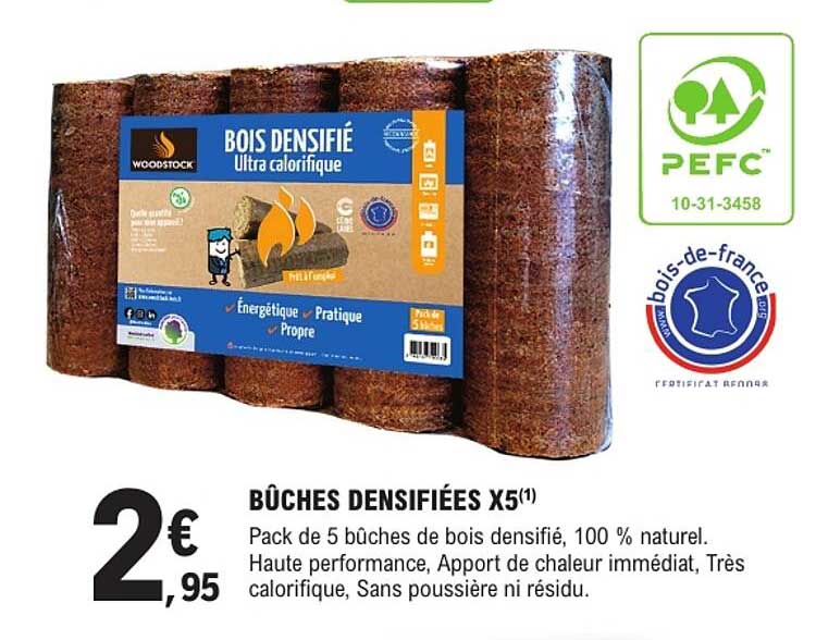 BÛCHES DENSIFIÉES X5(1)