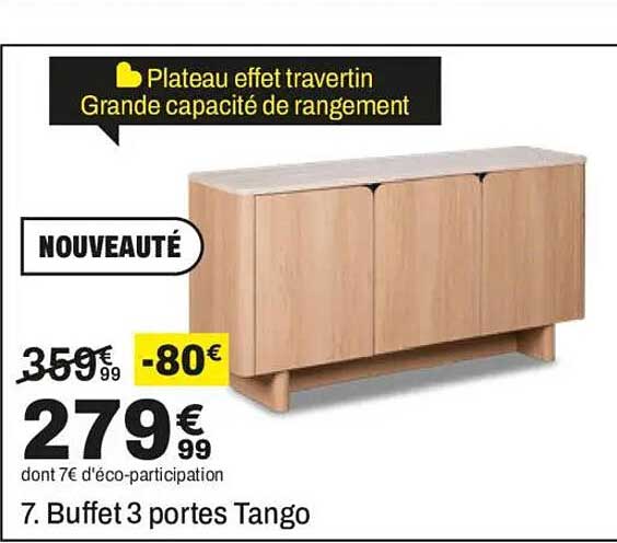 Buffet 3 portes Tango
