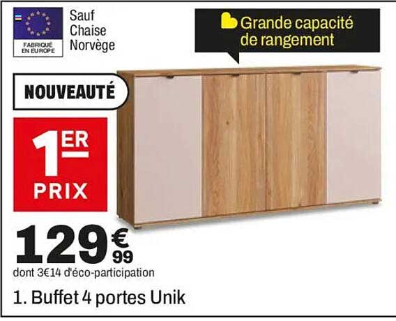 Buffet 4 portes Unik