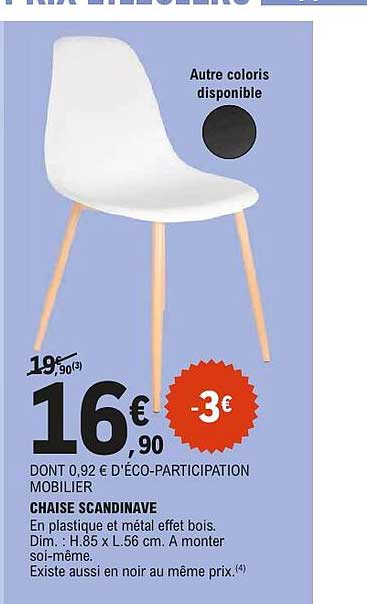 CHAISE SCANDINAVE
