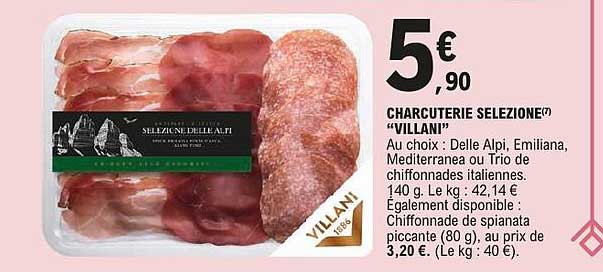 CHARCUTERIE SELEZIONE(7) “VILLANI”