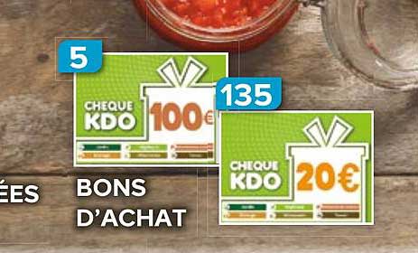 CHEQUE KDO 100€