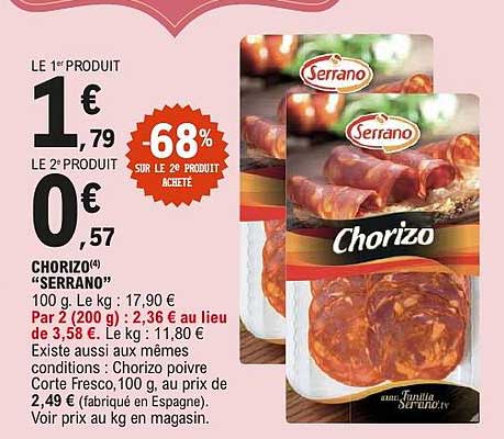 CHORIZO "SERRANO"