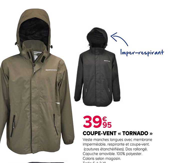 COUPE-VENT « TORNADO »