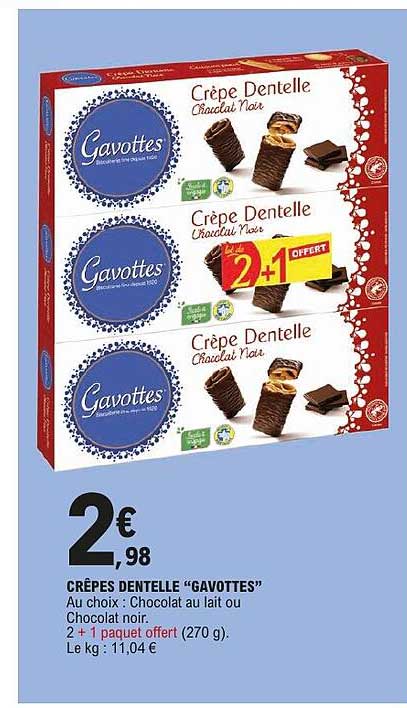 CRÊPES DENTELLE “GAVOTTES”