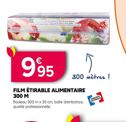 FILM ÉTIRABLE ALIMENTAIRE 300 M