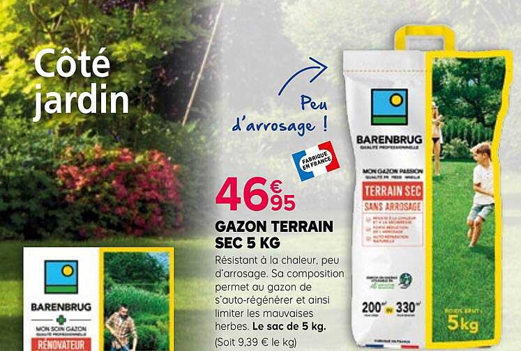 GAZON TERRAIN SEC 5 KG