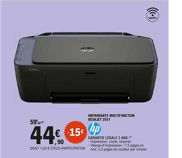 IMPRIMANTE MULTIFONCTION DESKJET 2921