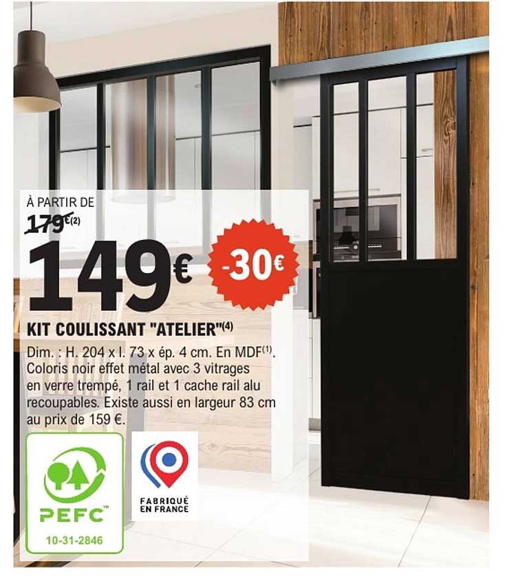 KIT COULISSANT "ATELIER"