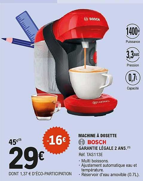 MACHINE À DOSETTE BOSCH