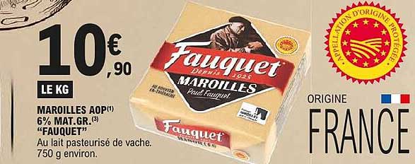 MAROILLES AOP 6% MAT.GR. “FAUGUET”