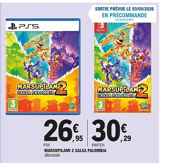 MARSUPILAMI 2 SALSA PALOMBIA