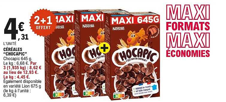 MAXI FORMATS MAXI ÉCONOMIES