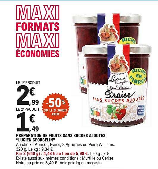 MAXI FORMATS MAXI ÉCONOMIES