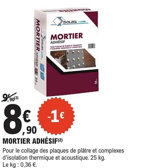 MORTIER ADHÉSIF