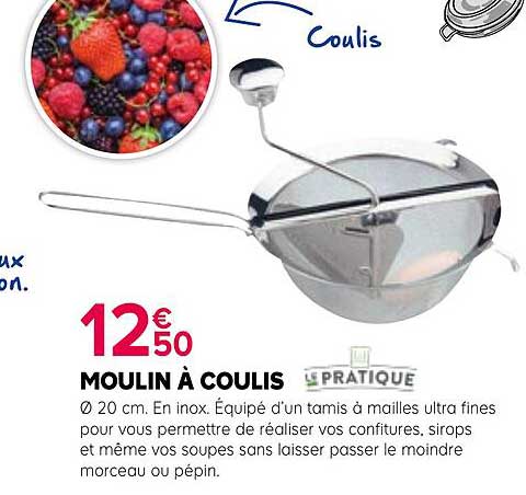 MOULIN À COULIS
