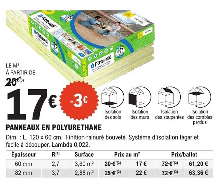 PANNEAUX EN POLYURETHANE