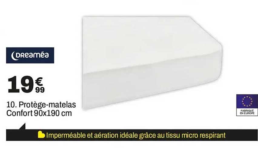 Protège-matelas Confort 90x190 cm