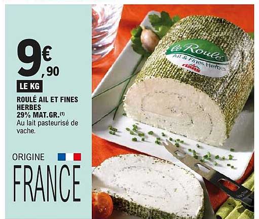 ROULÉ AIL ET FINES HERBES