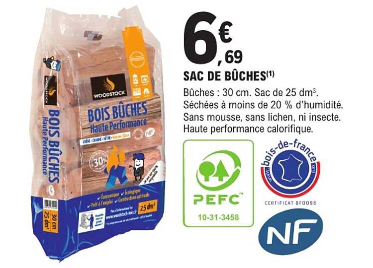 SAC DE BÛCHES(1)
