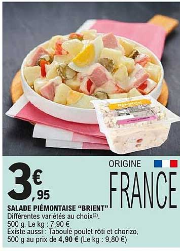 SALADE PIÉMONTAISE “BRIENT”