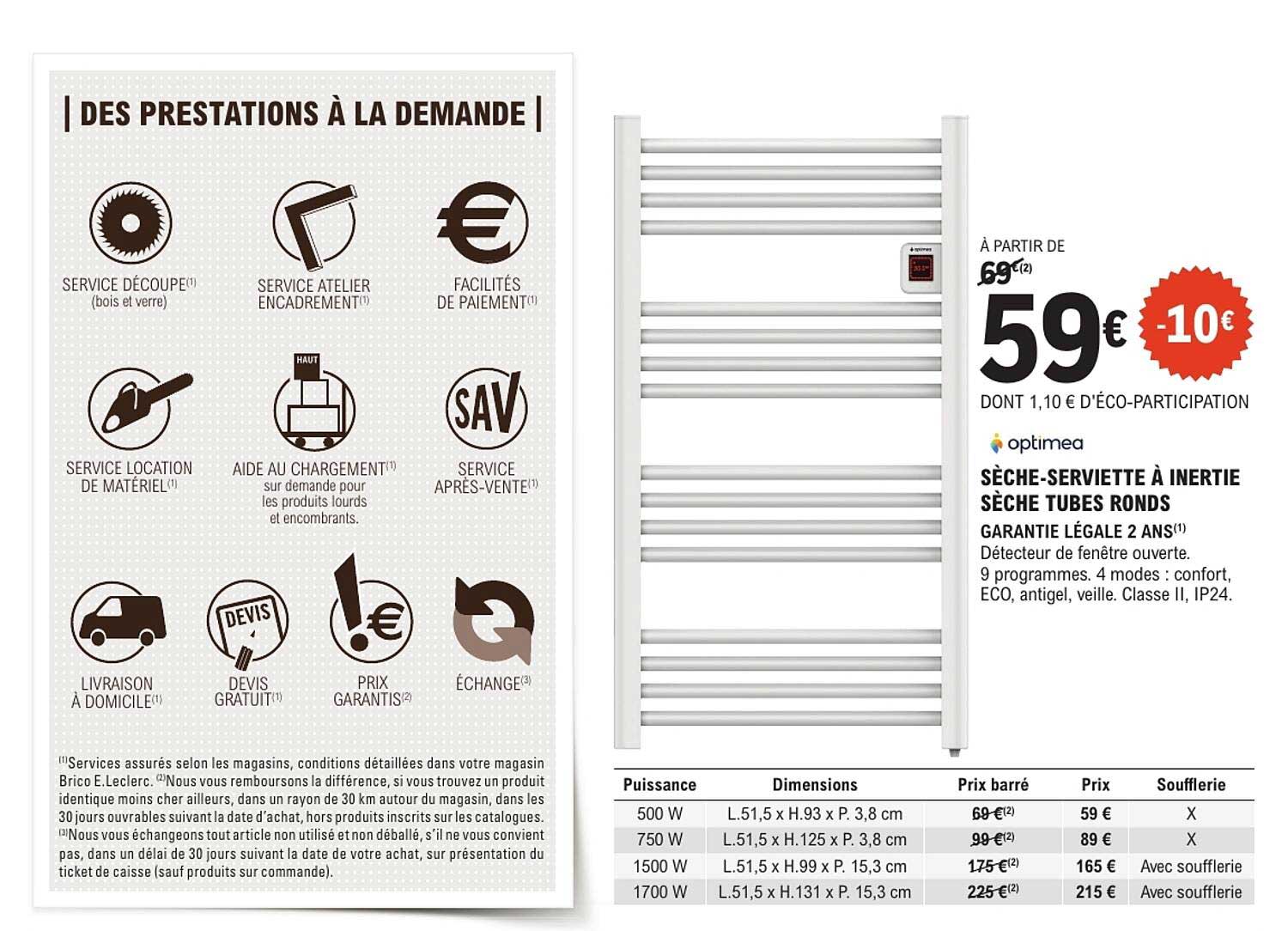 SÈCHE-SERVIETTE À INERTIE SÈCHE TUBES RONDS