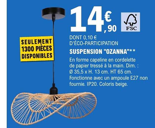 SUSPENSION "OZANNA"**