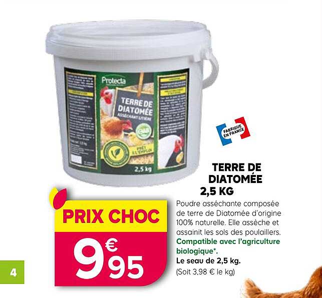 TERRE DE DIATOMÉE 2,5 KG