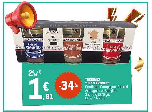 TERRINES "JEAN BRUNET"