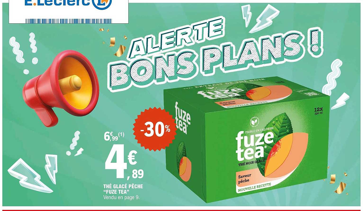 THÉ GLACÉ PÊCHE "FUZE TEA"