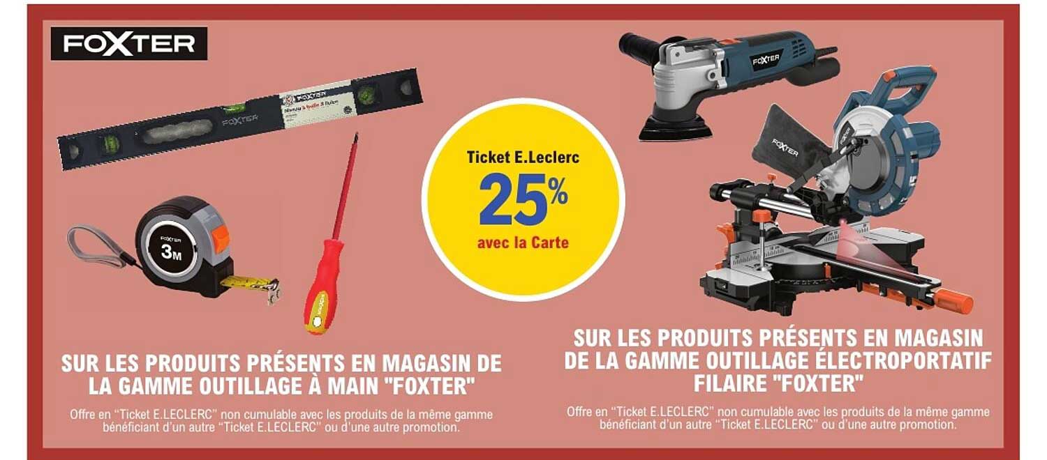 Ticket E.Leclerc 25% avec la Carte