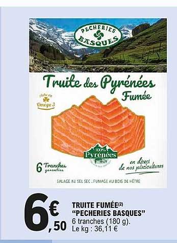 Truite des Pyrénées Fumée