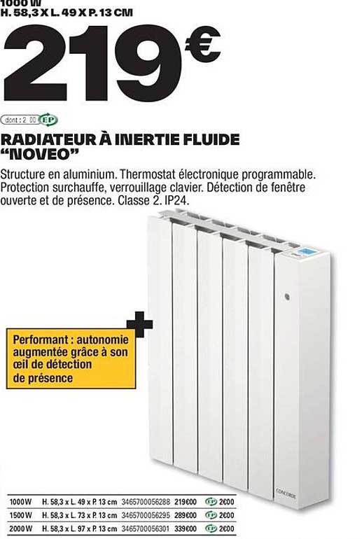 Bricodepot Radiateur Inertienull