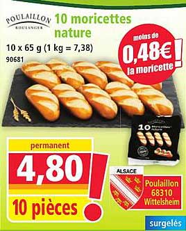 10 moricettes nature