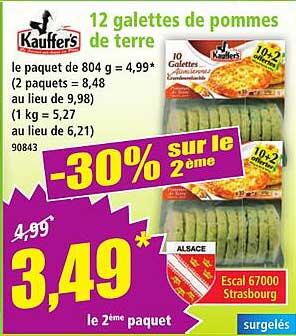 12 galettes de pommes de terre