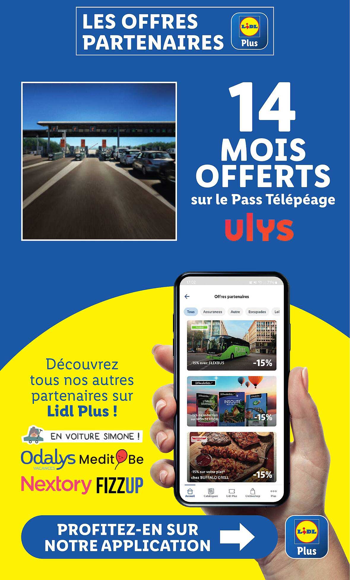 14 MOIS OFFERTS sur le Pass Télépéage