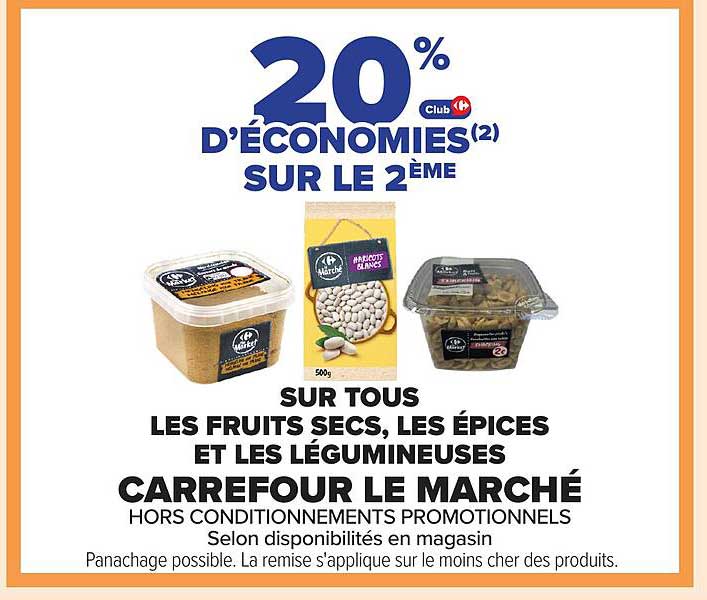 20 % D'ÉCONOMIES SUR LE 2ÈME