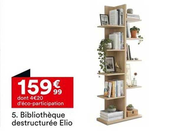 5. Bibliothèque déstructurée Elio