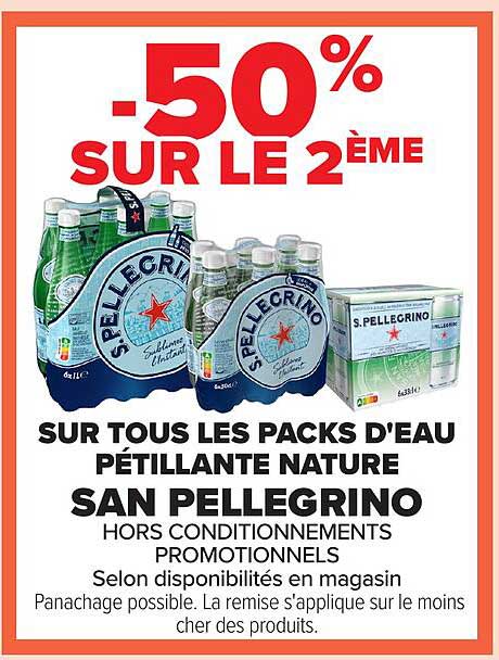 -50 % SUR LE 2 ÉME